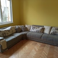 Холов ъглов диван, снимка 1 - Дивани и мека мебел - 44227257