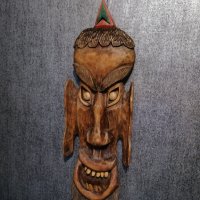 Голяма дървена маска-,,Уехи", снимка 2 - Пана - 34517336