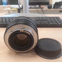 обектив Sigma 17-70 DX f2,8-4,5 обектив Canon 50 f1,4 светкавица fx430, снимка 2 - Фотоапарати - 42163824