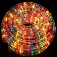 Водоустойчив светещ маркуч / Светещо LED въже - 20м Multicolor, снимка 1 - Декорация за дома - 34235618