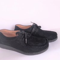 Дамски мокасини MatStar, № 39, естествен велур, неразличими от нови, снимка 4 - Дамски ежедневни обувки - 42395037