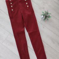 Нов вишнев панталон, снимка 1 - Панталони - 40325330