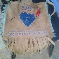 Голяма кожена чанта Либия, снимка 1 - Други - 41165053