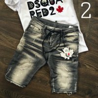 Dsquared мъжки къси дънки 2, снимка 1 - Дънки - 40483360