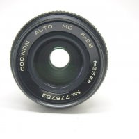 Обектив Cosinon Auto 35mm/2.8 на резба М42, снимка 1 - Обективи и филтри - 35759636