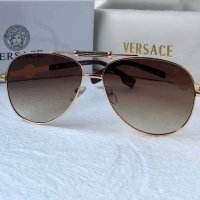 Versace VE2236 мъжки слънчеви очила авиатор унисекс дамски, снимка 8 - Слънчеви и диоптрични очила - 41968539