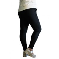 Дамски спортно-елегантен панталон в черно, снимка 2 - Панталони - 42222811