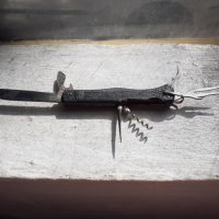 Стар руски джобен нож мултифункционален, снимка 6 - Антикварни и старинни предмети - 42001802