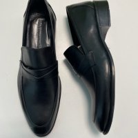  Мъжки кожени официални обувки - Черни - 41, снимка 1 - Официални обувки - 41607423