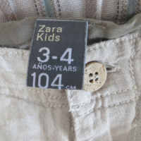 Детски панталон от  лен Zara kids, снимка 4 - Детски панталони и дънки - 44807338