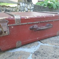 Стар куфар с обков/ ретро, снимка 3 - Антикварни и старинни предмети - 33824356