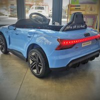 ТОП ЦЕНА!НОВО!Акумулаторна кола AUDI RS E-tron GT с меки гуми,12V батерия , снимка 7 - Детски велосипеди, триколки и коли - 39226760