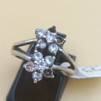 Дамски сребърен пръстен, снимка 4 - Пръстени - 43605765