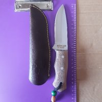 Нож стомана N690 с кания, снимка 1 - Ножове - 44273358