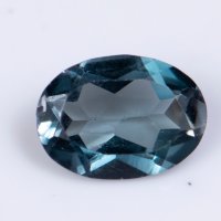 Топаз лондонско синьо 0.87ct 7x5mm овална шлифовка #5, снимка 1 - Други - 41888444