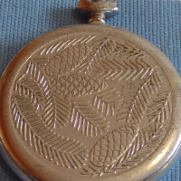 Каса за джобен часовник красово орнаментиран стар рядък за КОЛЕКЦИЯ ЧАСТИ 35466, снимка 5 - Антикварни и старинни предмети - 44837107