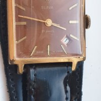 Мъжки позлатен часовник SLAVA 21 jewels, снимка 4 - Антикварни и старинни предмети - 41316686