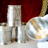 Чаша за ракия,шот от калай,средновековен поход. , снимка 8 - Антикварни и старинни предмети - 44237137