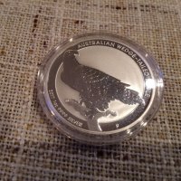 Австралийски клиноопашат орел 1oz сребро 9999,  2017год., снимка 1 - Нумизматика и бонистика - 36018199