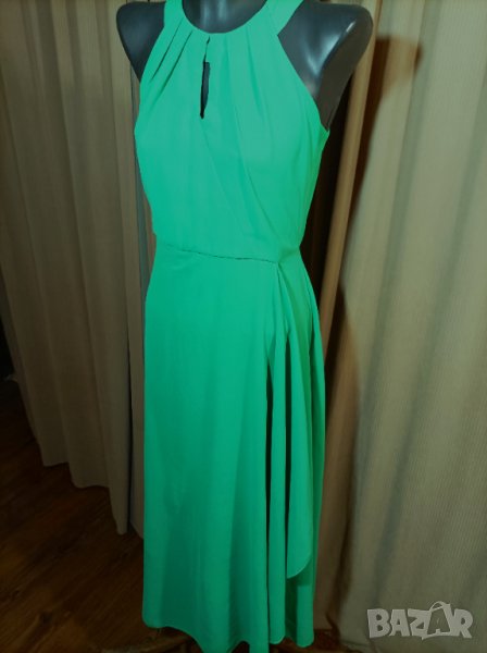 Ефирна рокля в зелено, снимка 1