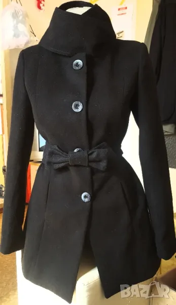 "LANISIA"-черно палто , снимка 1