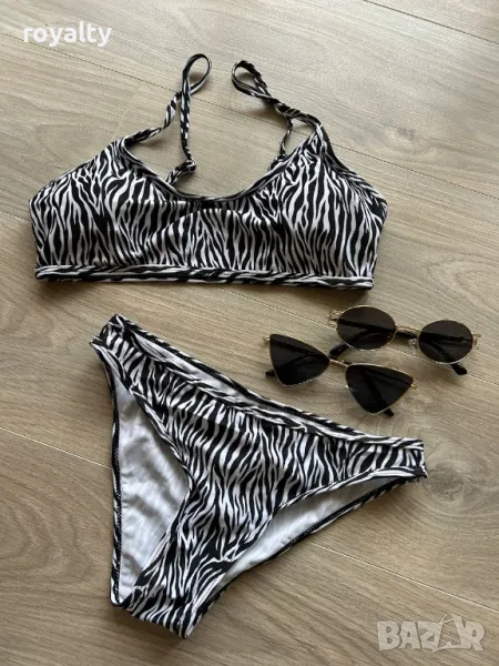 Дамски бански Два цвята , снимка 1