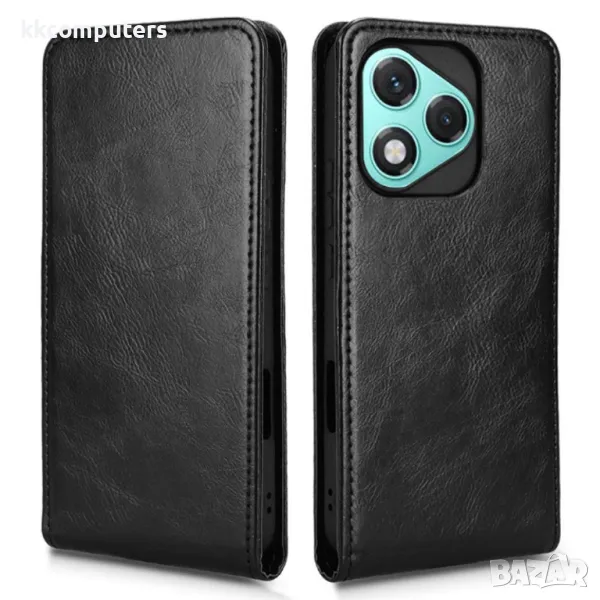 Honor 400 Lite Flip3 Magnetic Кожен Калъф и Скрийн Протектор, снимка 1