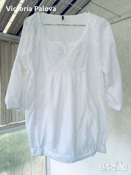 Въздушна бяла блуза SOYACONCEPT Дания, снимка 1