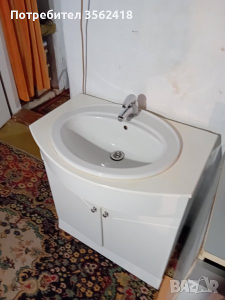 Сет мивка + шкаф за баня , снимка 1