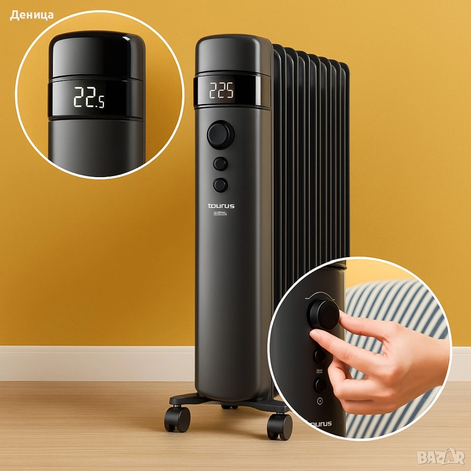 ПРомоция Маслен радиатор - Agadir, 1500 Smart WIFI, снимка 1