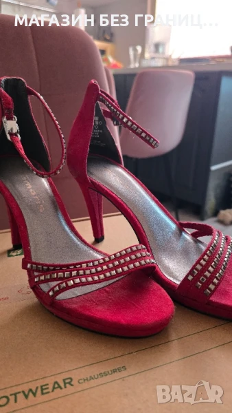 Дамски обувки на токчета! ЧЕРВЕНИ, снимка 1