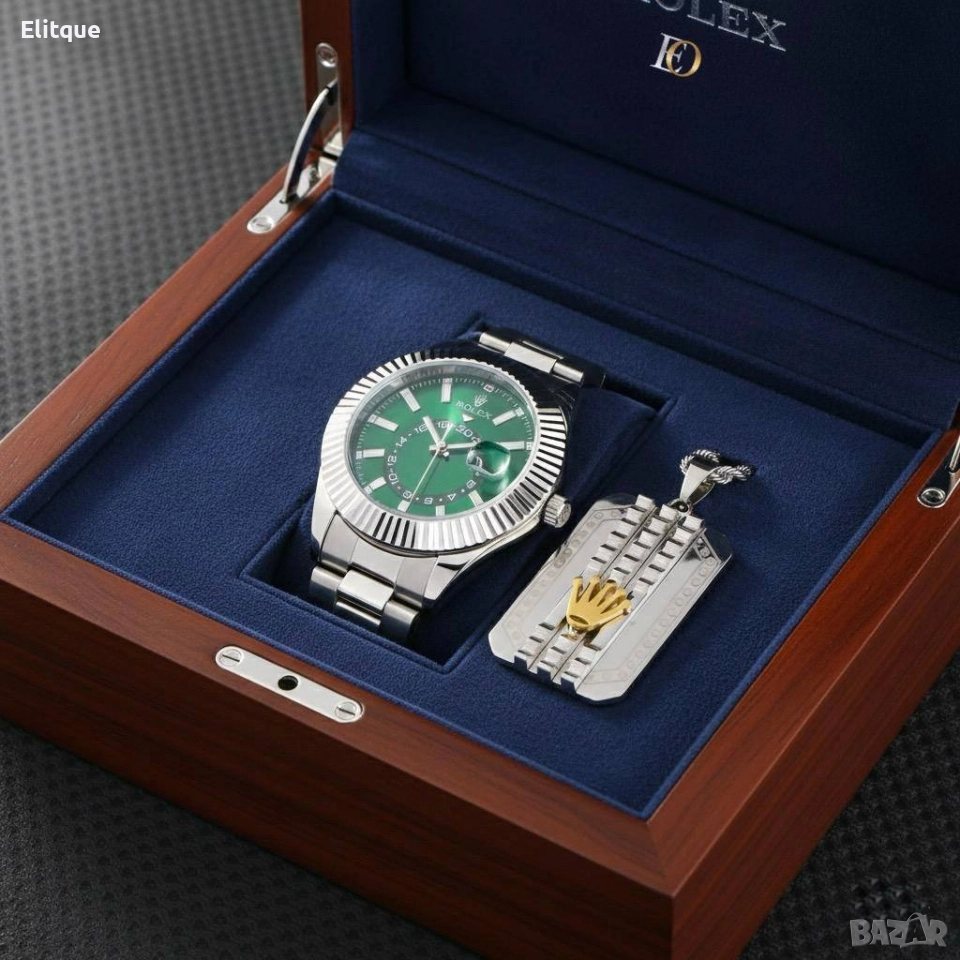 часовник и колие Rolex , снимка 1