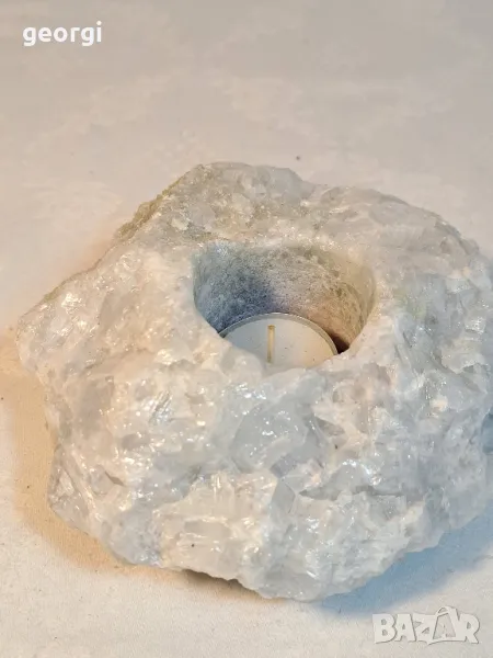 мраморен свещник   4/4, снимка 1