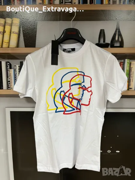 Мъжка тениска Karl Lagerfeld 2024 White !!!, снимка 1