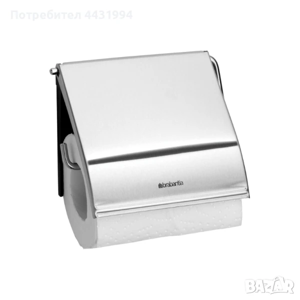 Държач за тоалетна хартия Brabantia ReNew Matt Steel, снимка 1