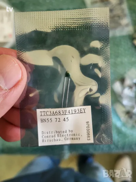 Терморезистор NTC thermistor TTC3A683F4193EY, -40 - +125 °C - 60 броя, снимка 1