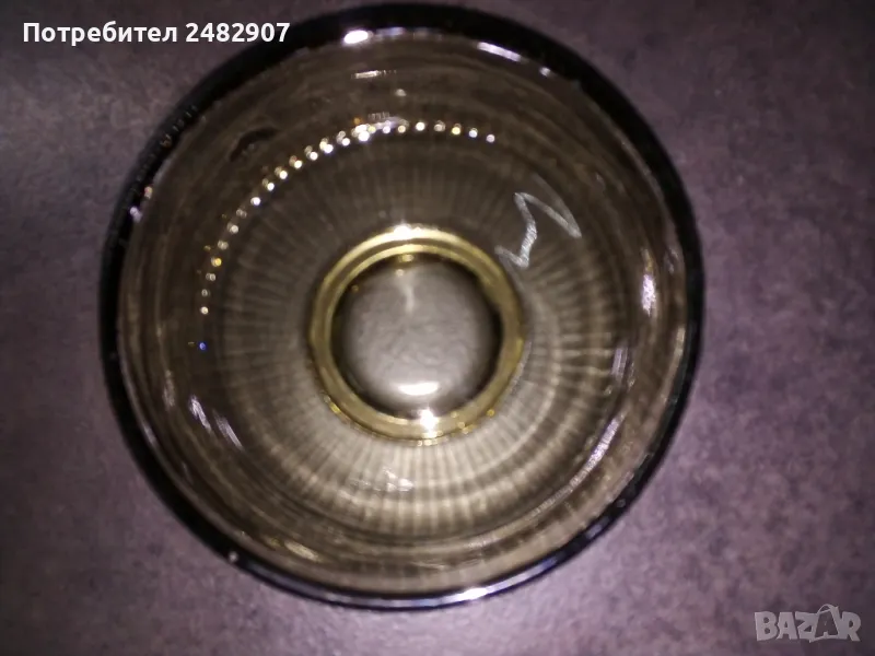 Малка стъклена купа - ретро , снимка 1
