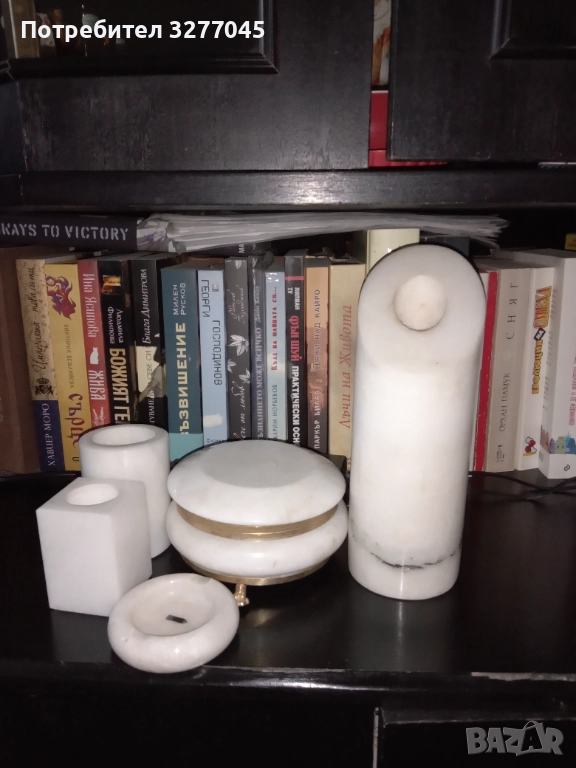 Мраморен комплект, снимка 1