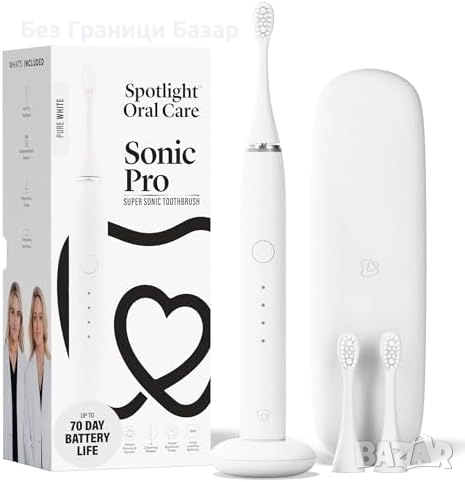 Нова Sonic Pro електрическа четка за зъби – премахва плака и избелва, снимка 1