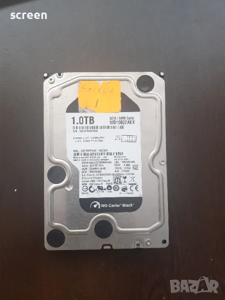 Хард диск 1TB SATA в перфектно състояние., снимка 1