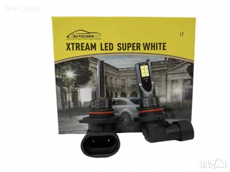 Висококачествени Led крушки за фарове HB4 9006, снимка 1