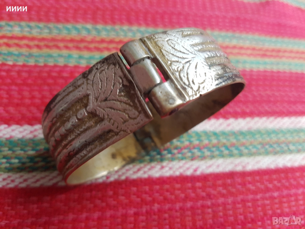 Сребърна гривна 19 век, снимка 1