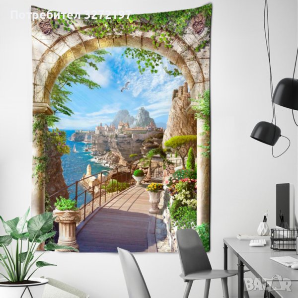 Плажна кърпа,покривка за маса,гоблен за окачване на стена, снимка 1