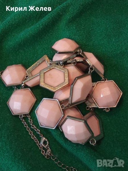 ВИНТИДЖ ФАСЕТИРАНА ЗЛАТИСТА РЕТРО АРТ ОГЪРЛИЦА 26996, снимка 1