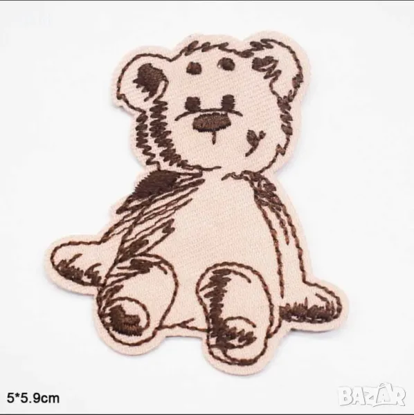 Хубаво мече me2u апликация за дреха дрехи самозалепваща се нашивка лепенка картинка, снимка 1