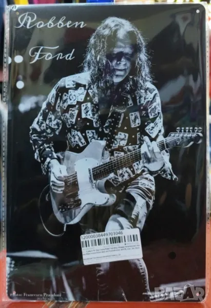 Метална табела(плакет) на Robben Ford, снимка 1