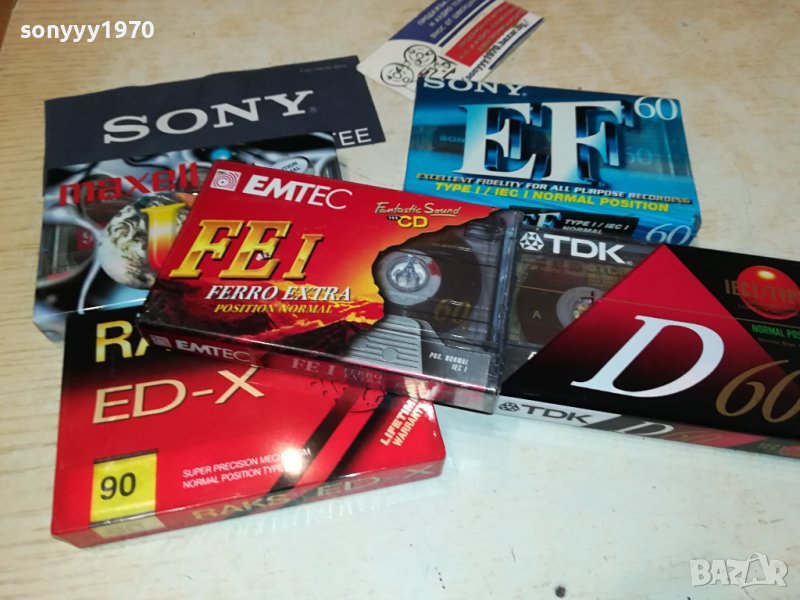 TDK SONY AUDIOTAPE 15ЛВ ЗА 1БР-НОВИ 2109231012, снимка 1