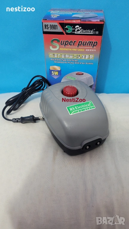 Компресор за Аквариум с Шумоизолационен Корпус-2 ИЗХОДА, снимка 1