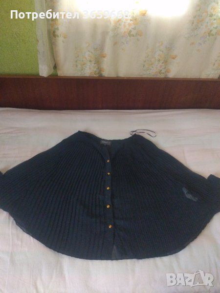 Страхотна дамска риза,плисирана,"пончо" ръкав, снимка 1