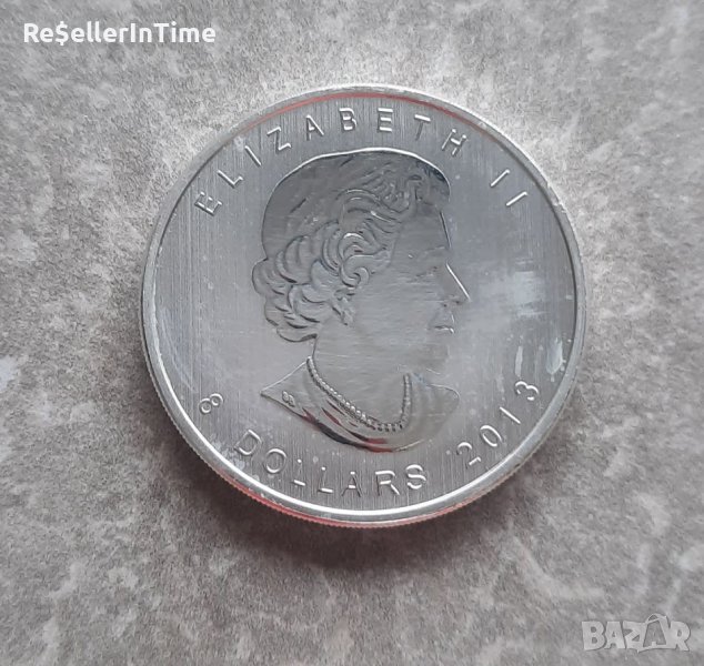 Инвестиционна сребърна монета 1 и 1/2 унция 8 Dollars - Elizabeth II Polar Bear, снимка 1